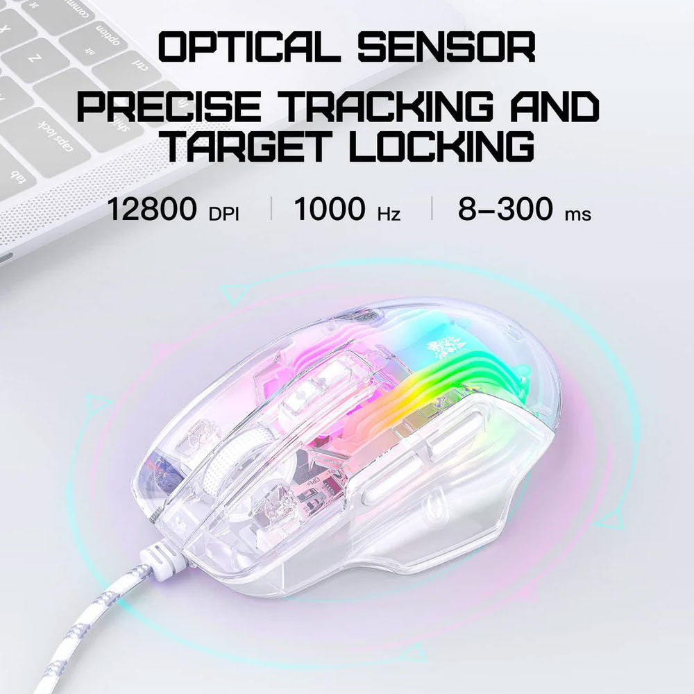 Onikuma CW923 Wired RGB Gaming Mouse 