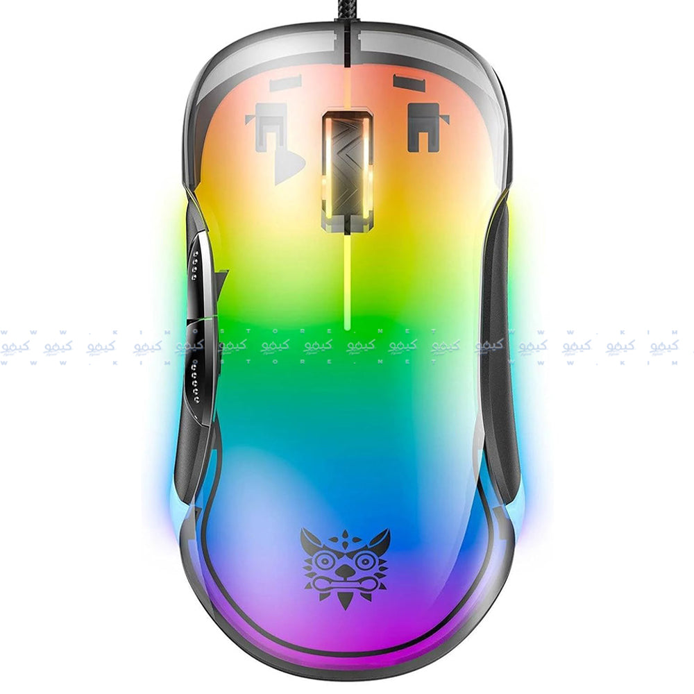 Onikuma CW925 Wired RGB Gaming Mouse 12800Dpi