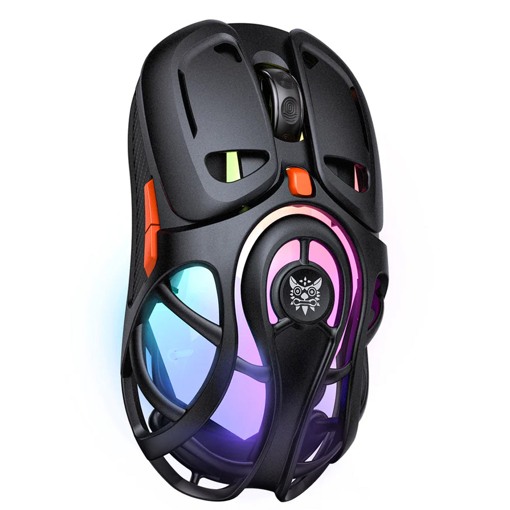 ماوس اونيكوما لاسلكي و سلكي بلوتوث قابل للشحن ثلاثي الوضع RGB جيمنج 12800 نقطة فى البوصة DM02 