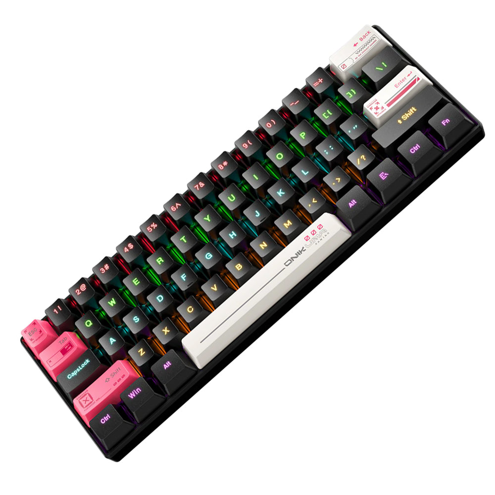 Onikuma G55 Brown Switch Wired RGB Gaming Keyboard English - Black