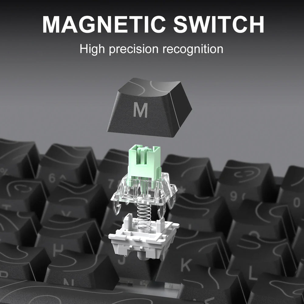 Onikuma G67 Magnetic Switch Wired RGB Gaming Keyboard English - Black