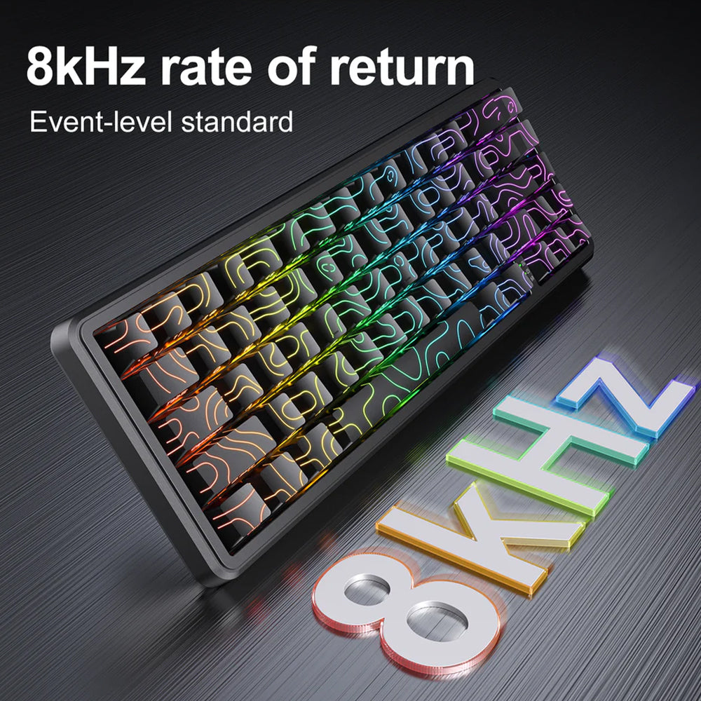 Onikuma G67 Magnetic Switch Wired RGB Gaming Keyboard English - Black
