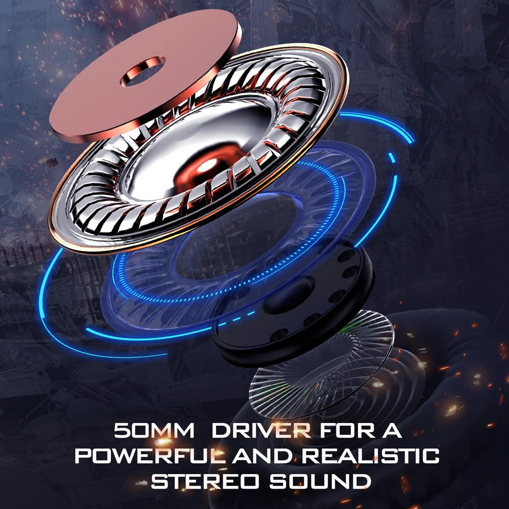 Onikuma K19 RGB Gaming Headset - Camouflage Gray