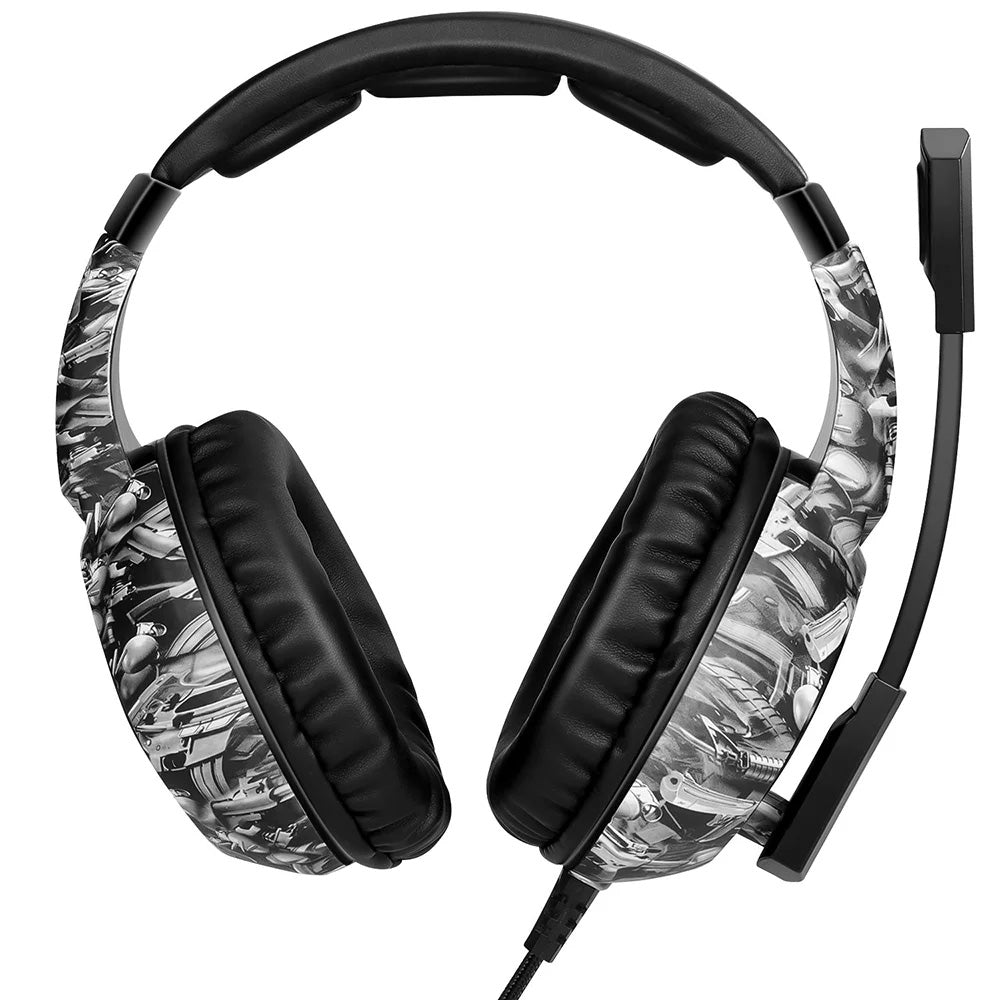 Onikuma K19 RGB Gaming Headset - Camouflage Gray