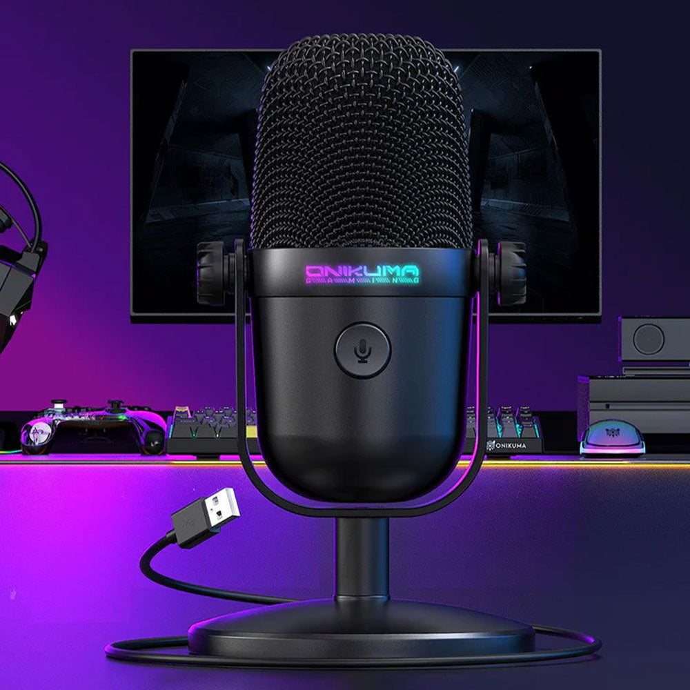 ميكروفون اونيكوما سلكي RGB جيمنج M830 Condenser 