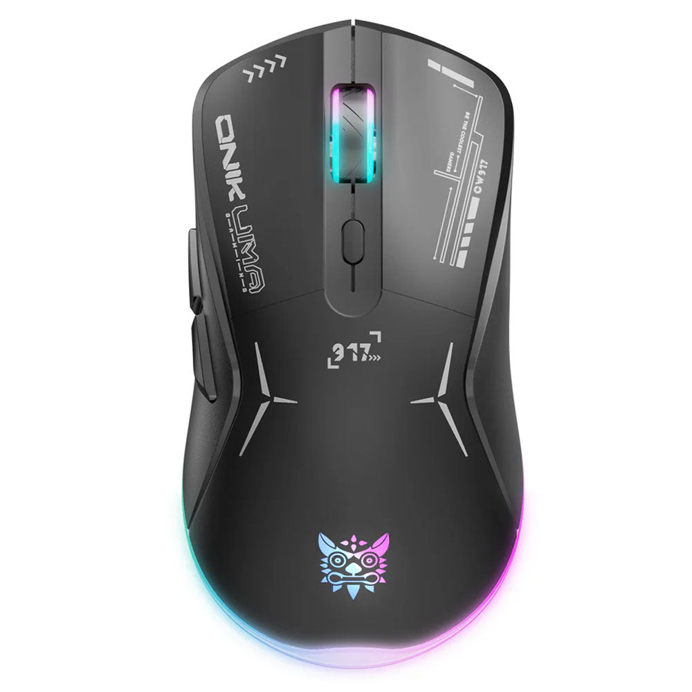 Onikuma TZ5008 5in1 Wired RGB Gaming Keyboard + Mouse + Mouse Pad + Headset + Stand Combo English - Black