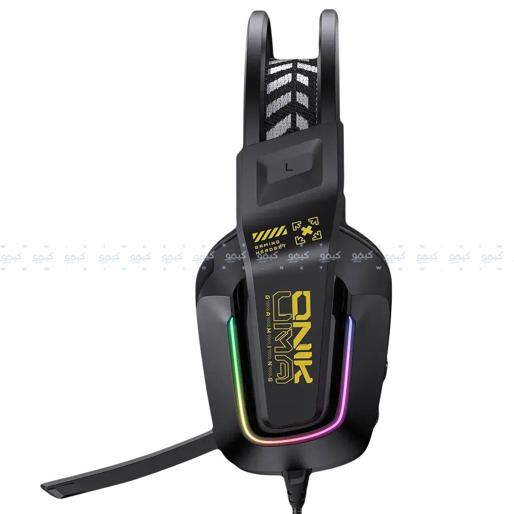 سماعة رأس اونيكوما RGB جيمنج X13 - أسود