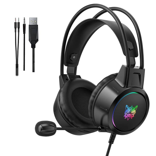 Onikuma X15 Pro RGB Gaming Headset - Black