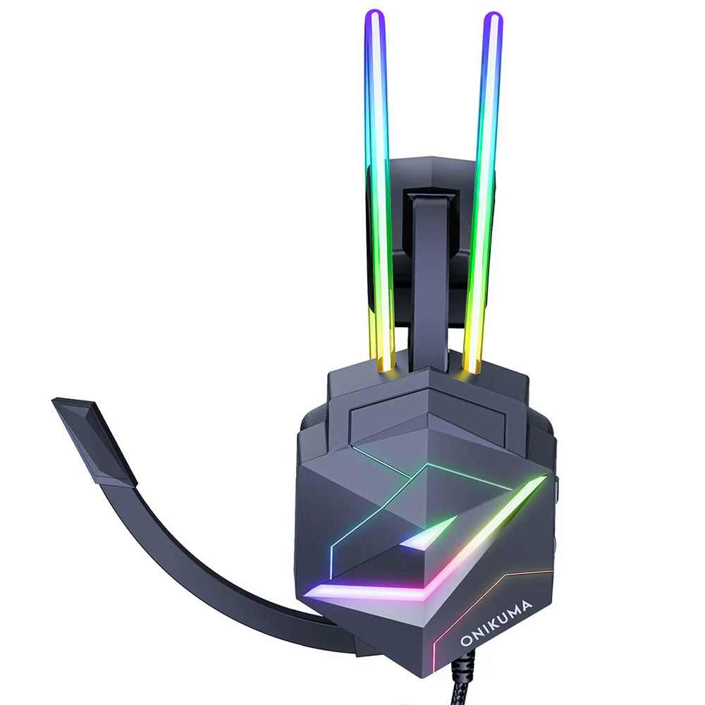 Onikuma X20 RGB Gaming Headset 7.1 Surround Sound - Black