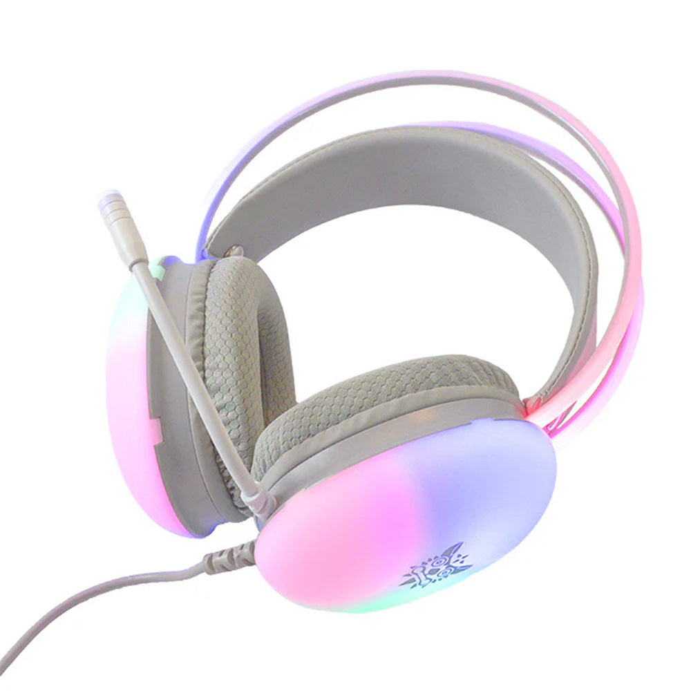 Onikuma X25 RGB Gaming Headset - White