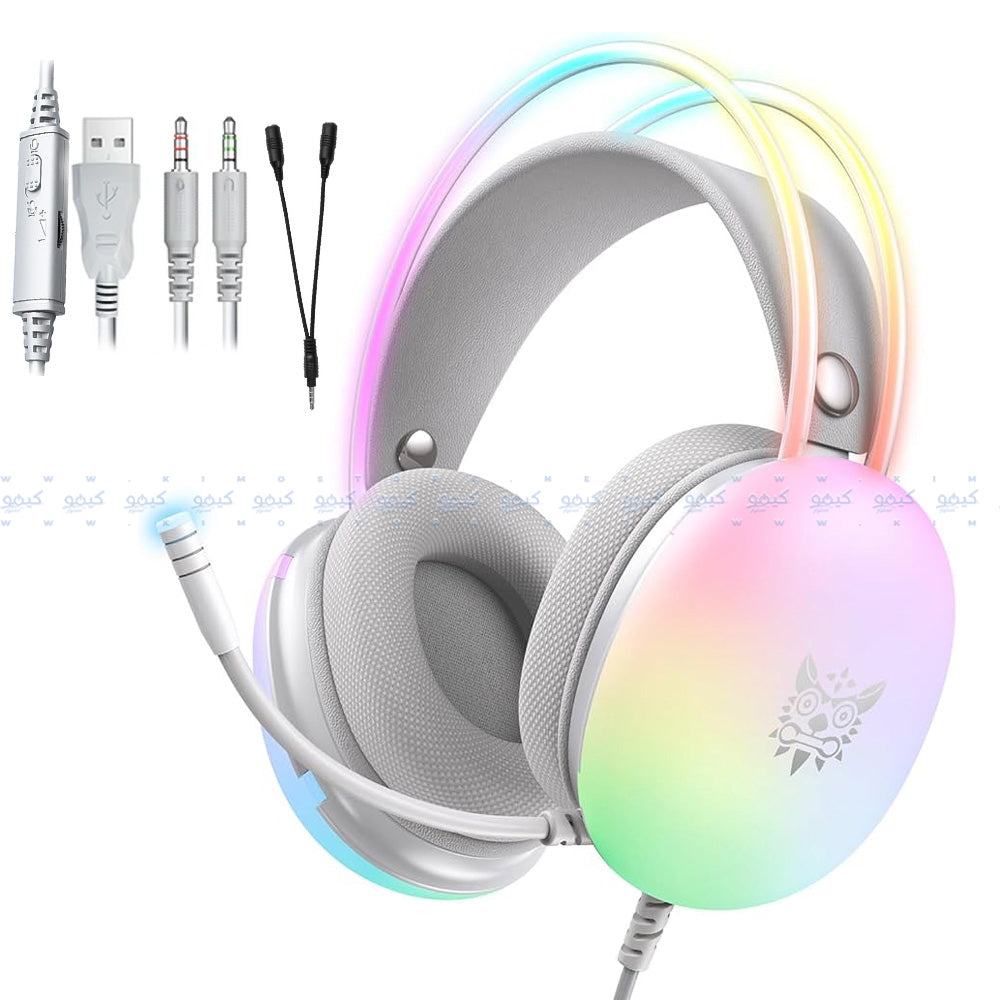سماعة رأس اونيكوما RGB جيمنج X25