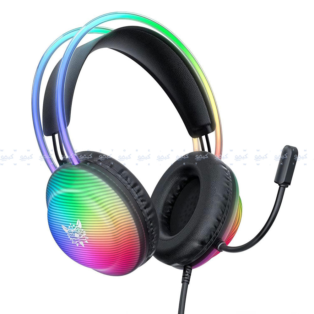 سماعة رأس اونيكوما RGB جيمنج X29 - أسود