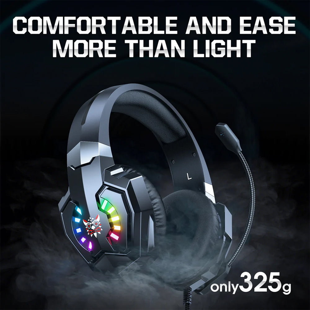 Onikuma X32 RGB Gaming Headset - Black