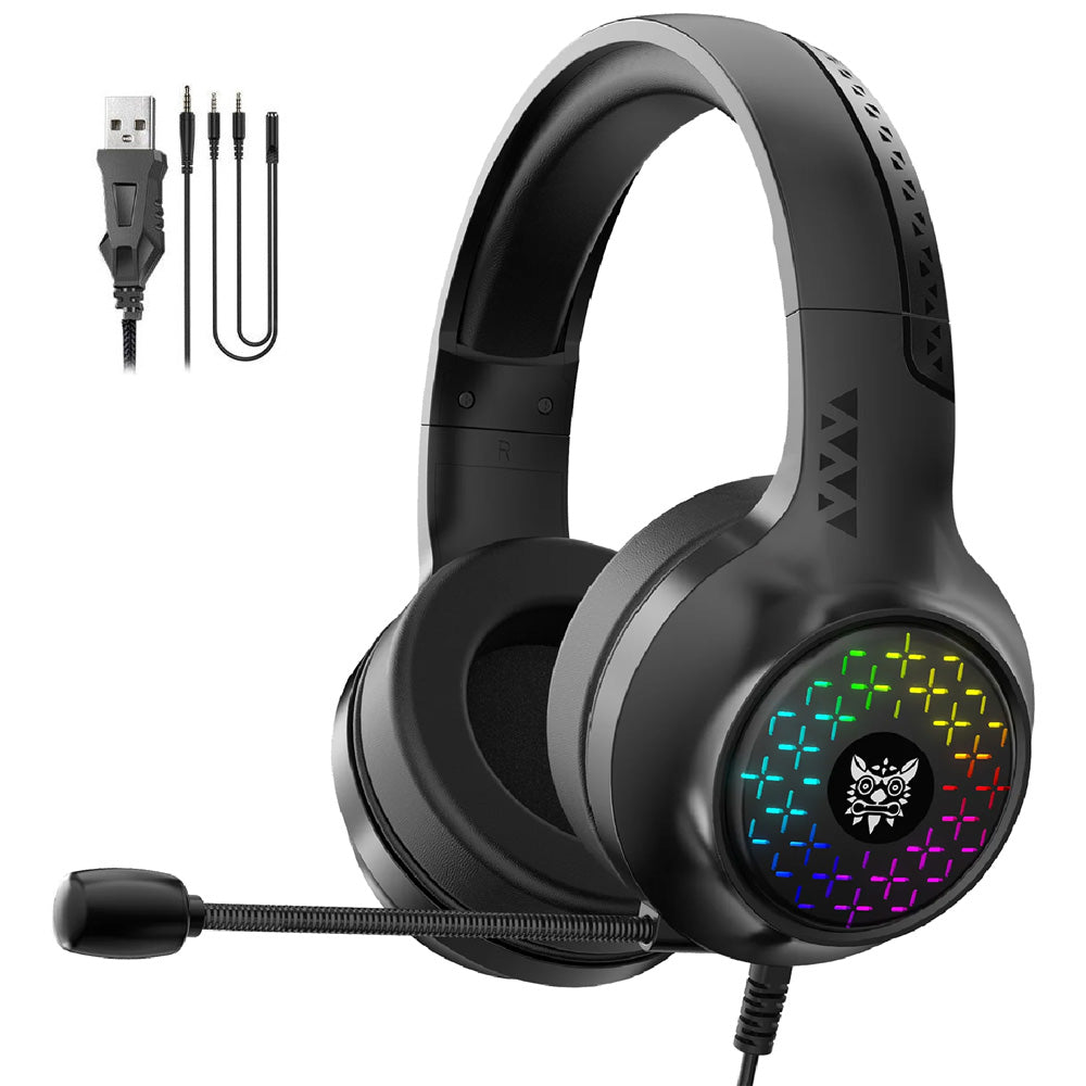 Onikuma X7 Pro RGB Gaming Headset - Black