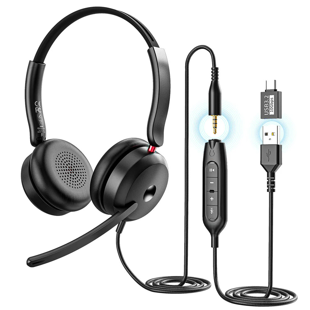 Onikuma X81 Headset With Noise-Cancelling Mic - Black
