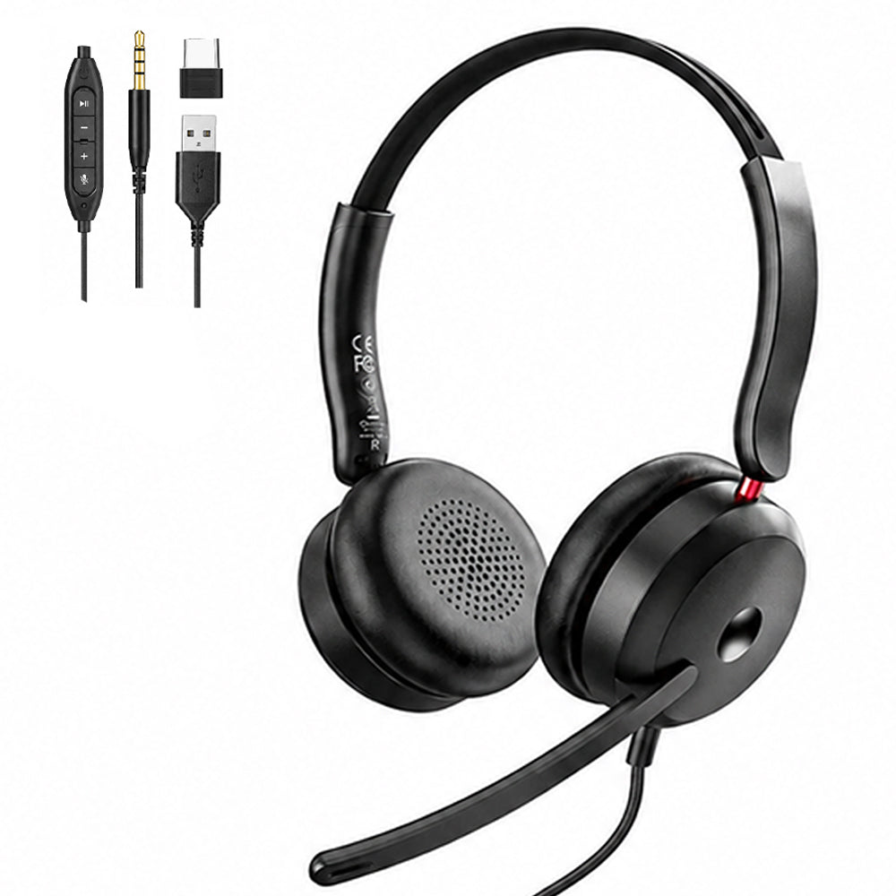 Onikuma X81 Headset With Noise-Cancelling Mic - Black