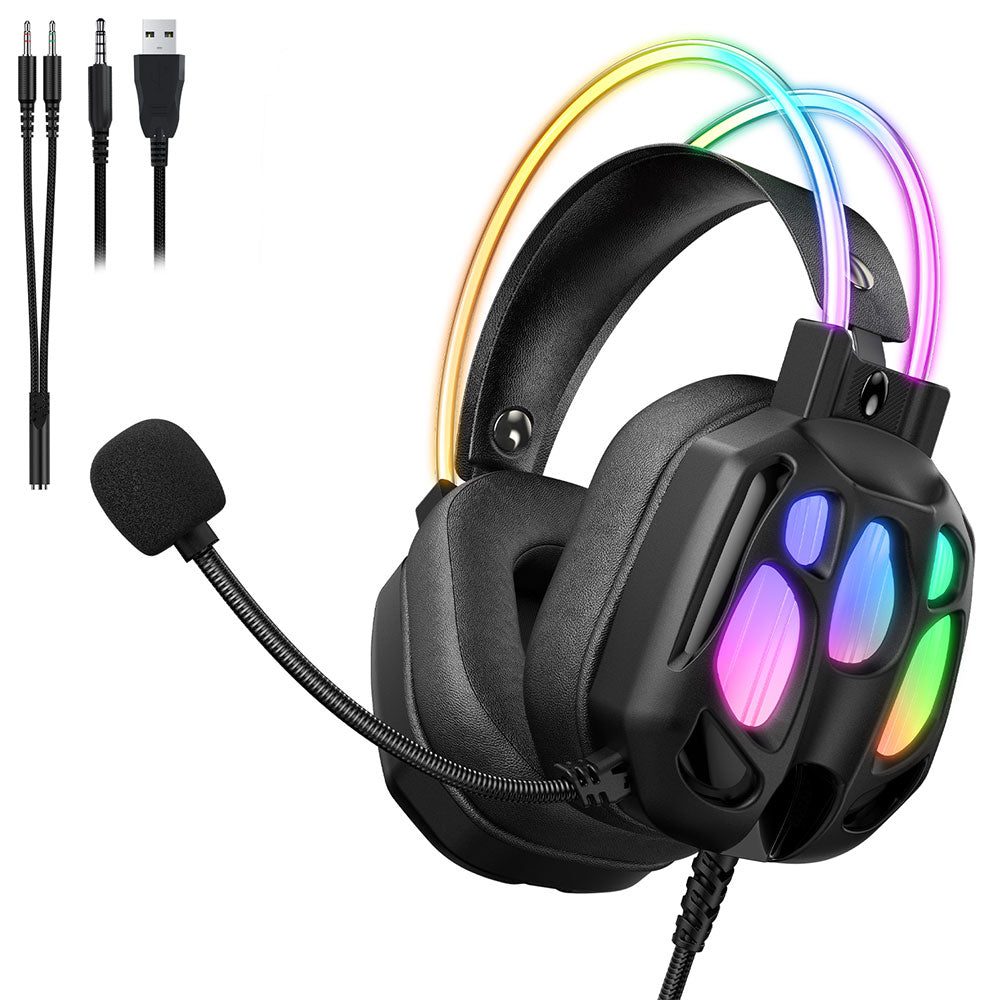 Onikuma X89 RGB Gaming Headset - Black