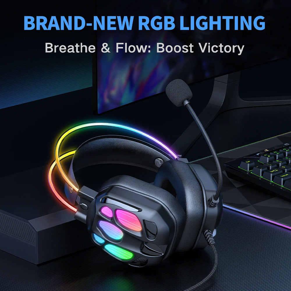 Onikuma X89 RGB Gaming Headset - Black