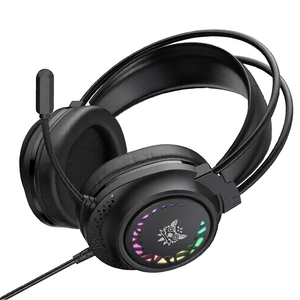 سماعة رأس اونيكوما RGB جيمنج X92 - أسود
