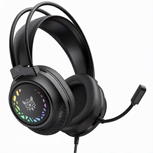 سماعة رأس اونيكوما RGB جيمنج X92 - أسود