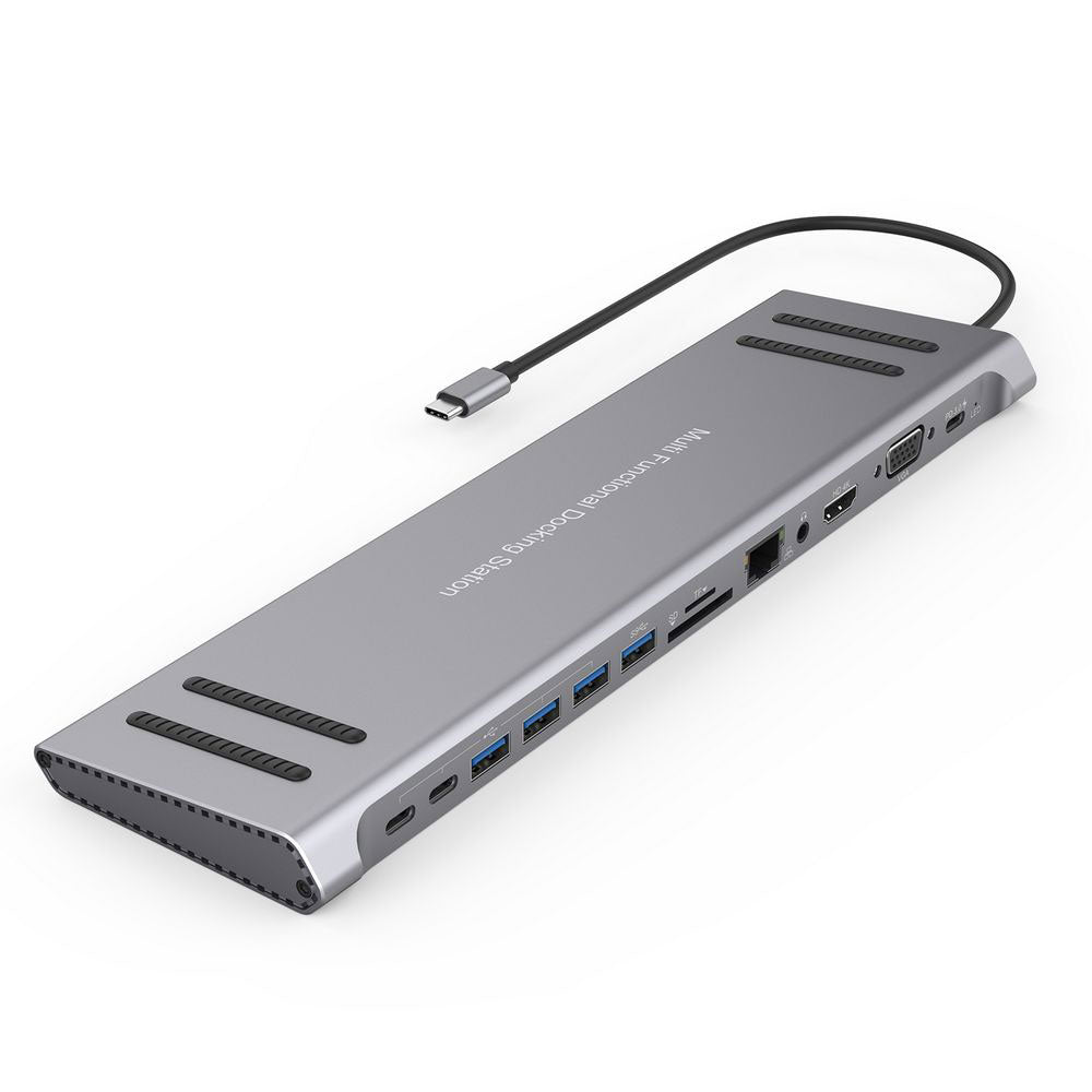Onten OTN-9199A 13in1 Multi-Function Docking Station Type-C HUB Converter