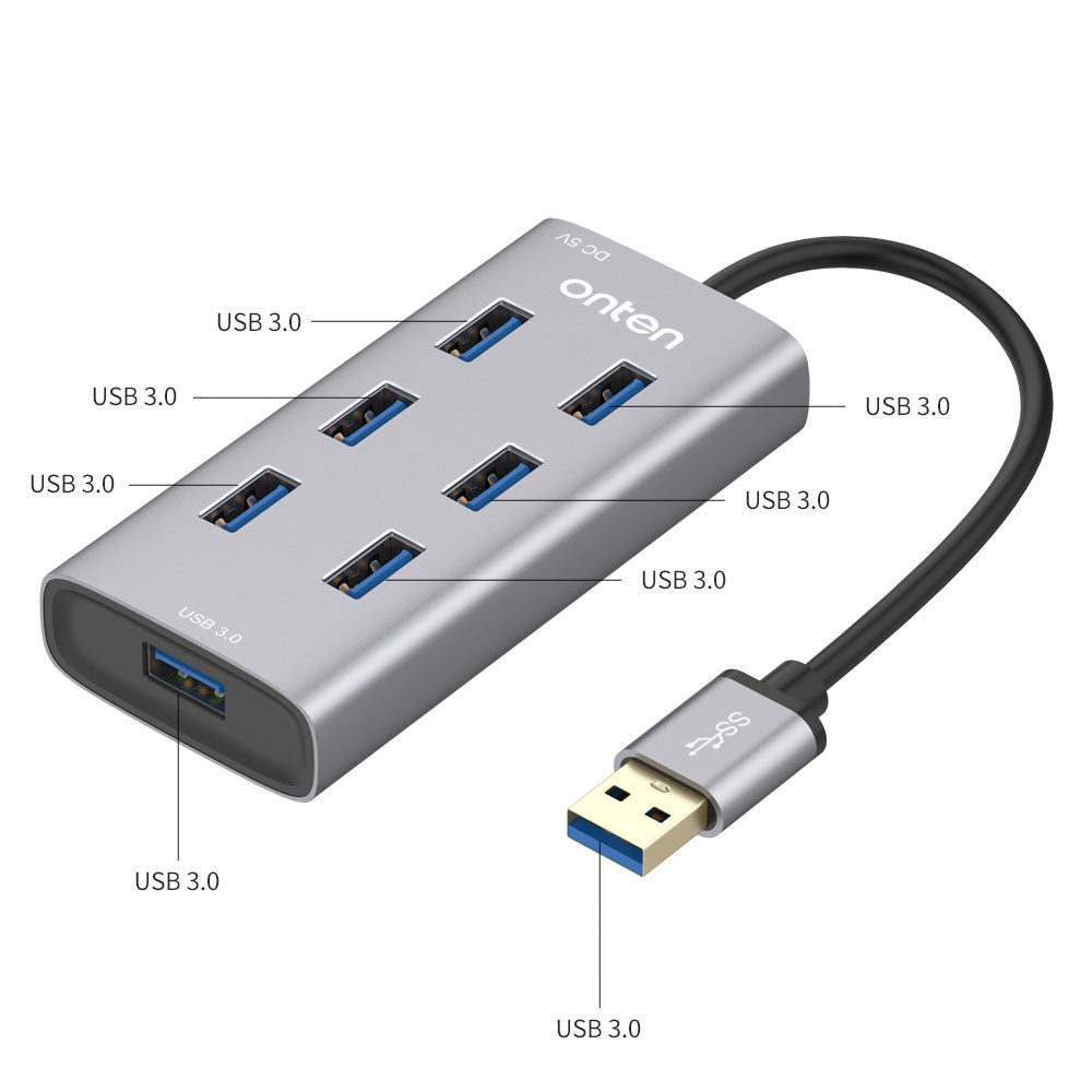 موزع USB 3.0 اونتين 7 منافذ