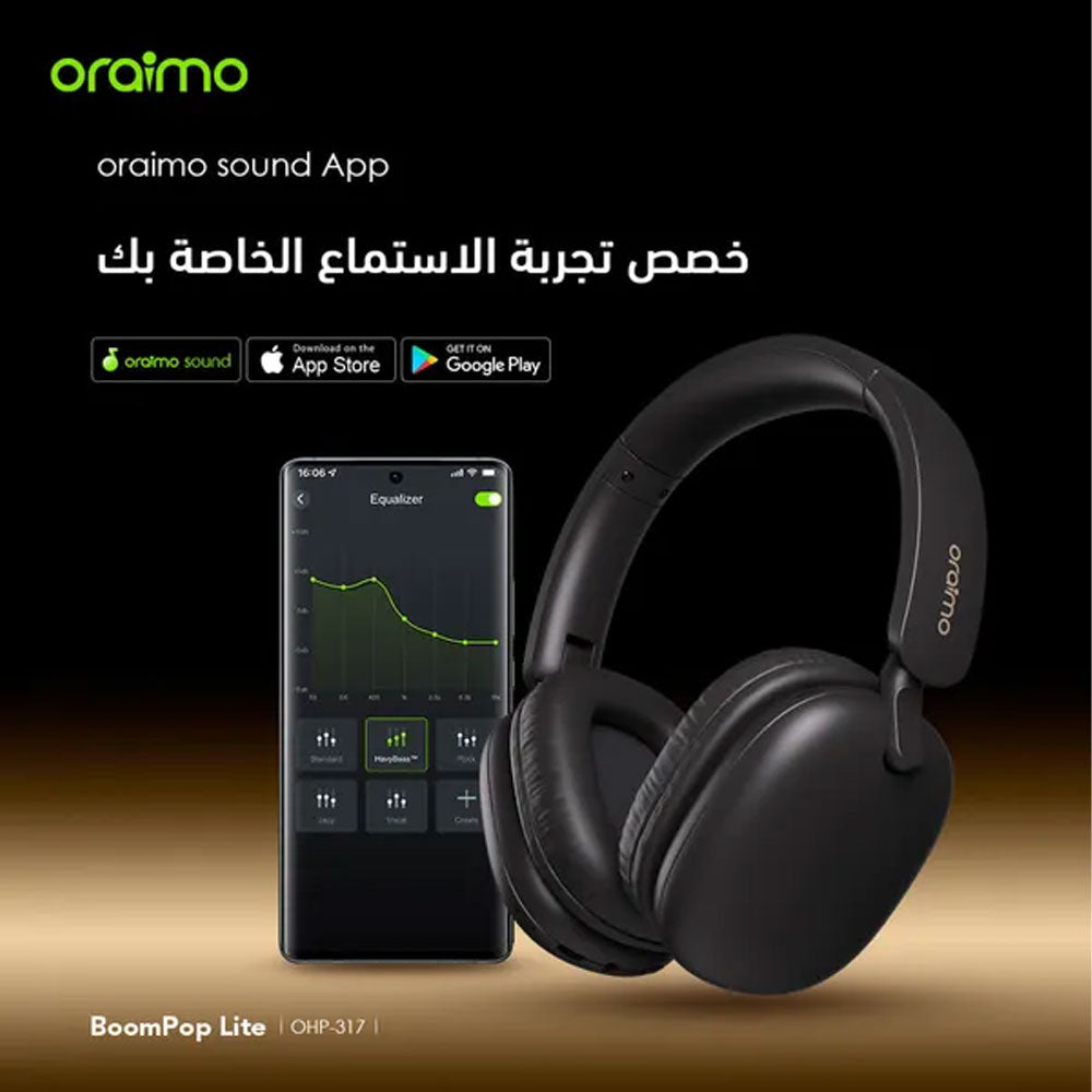 Oraimo BoomPop Lite OHP-317 Bluetooth Headphone 