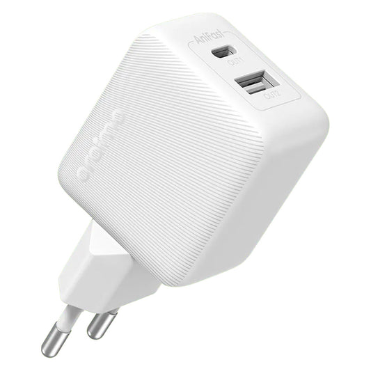 Oraimo PowerCube 201 OCW-5203ECL Wall Charger PD Type-C + USB + Lightning Cable 20W Fast Charging - White