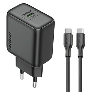 Oraimo PowerGaN 251 OCW-5251ECC Wall Charger PD Type-C 25W Fast Charging - Black