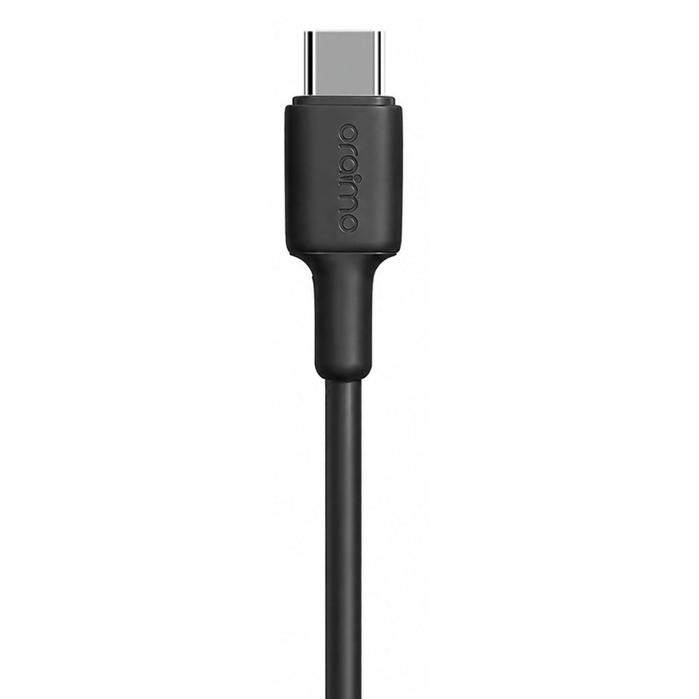 Oraimo RobustLine OCD-114C USB To Type-C Cable 2.4A 18W Fast Charging 1m - Black