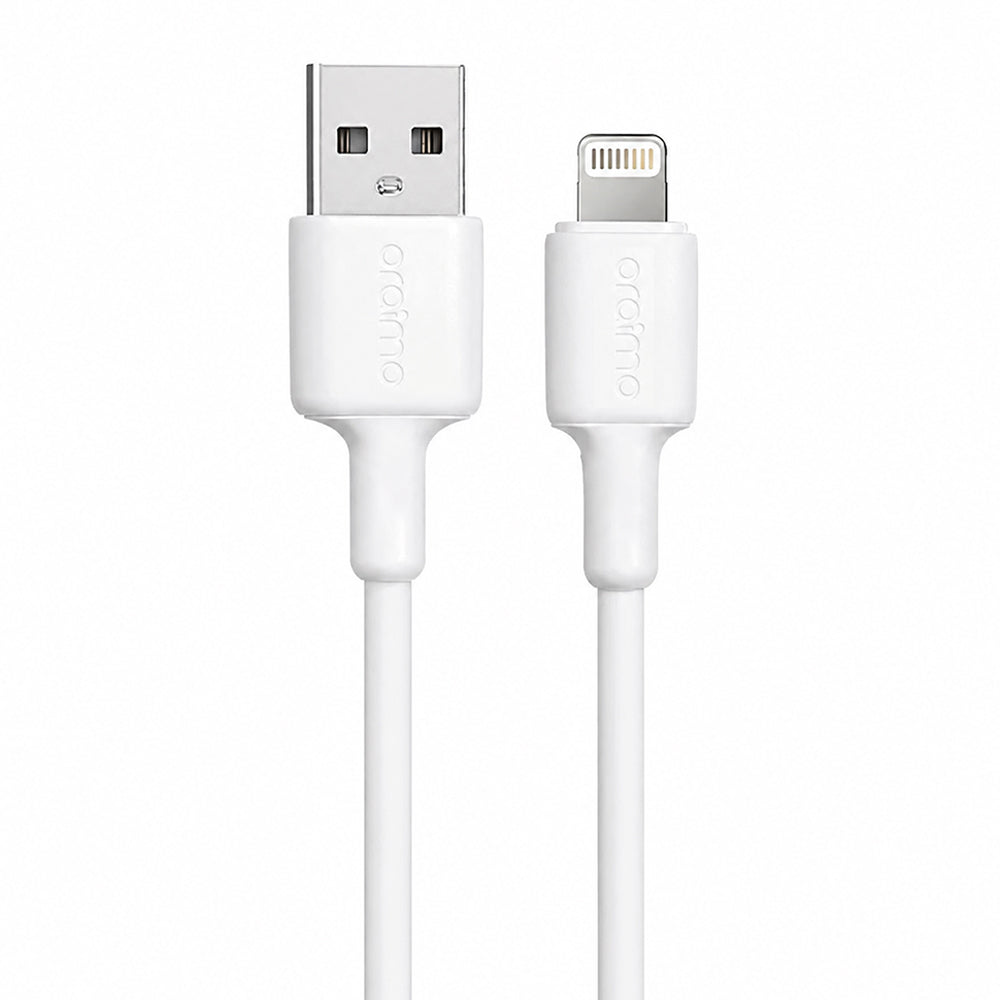 Oraimo RobustLine OCD-114L USB To Lightning Cable 2A Fast Charging 1m - White