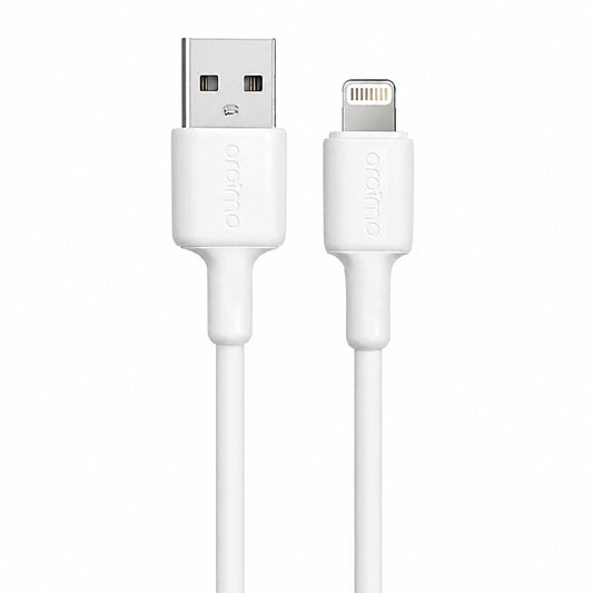 Oraimo RobustLine OCD-114L USB To Lightning Cable 2A Fast Charging 1m - White