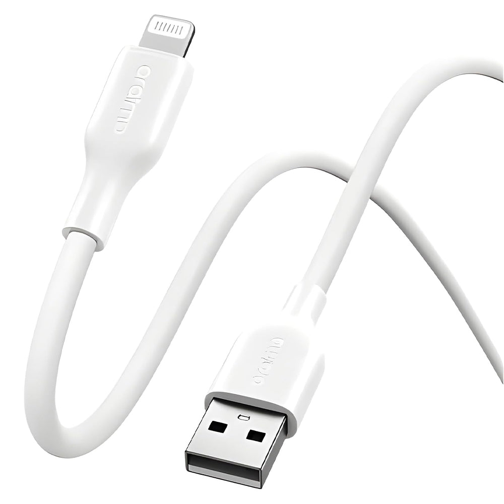 Oraimo RobustLine OCD-114L USB To Lightning Cable 2A Fast Charging 1m - White