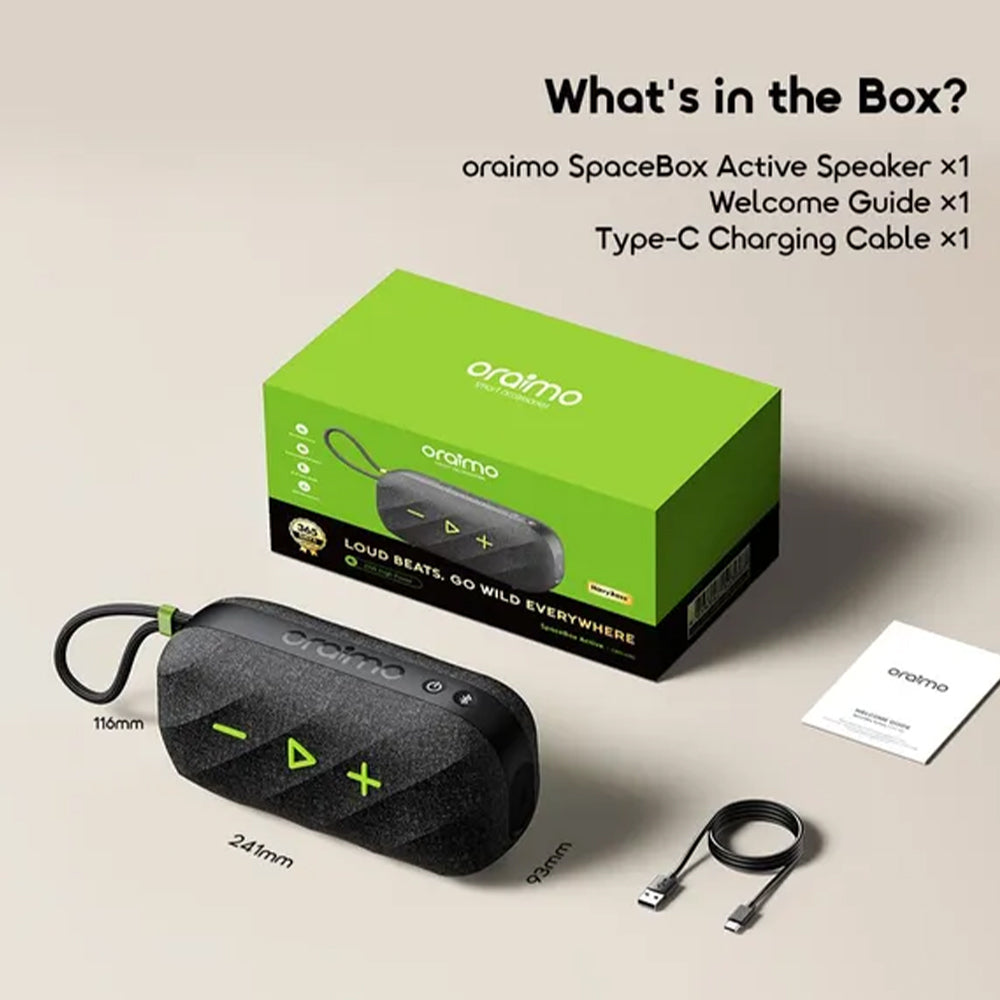 سبيكر بلوتوث متنقل اورايمو SpaceBox Active OBS-680 