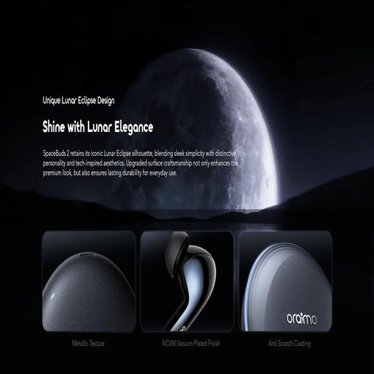 ايربادز اورايمو SpaceBuds 2 OTW-631 - رمادي داكن