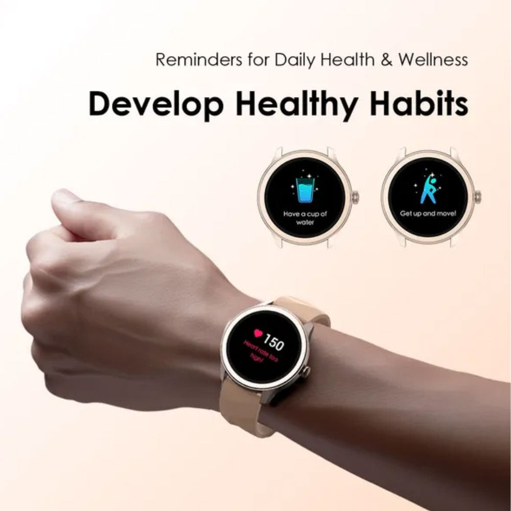 Oraimo Watch 2R OSW-30 Smart Watch With Olive Green Silicone Strap
