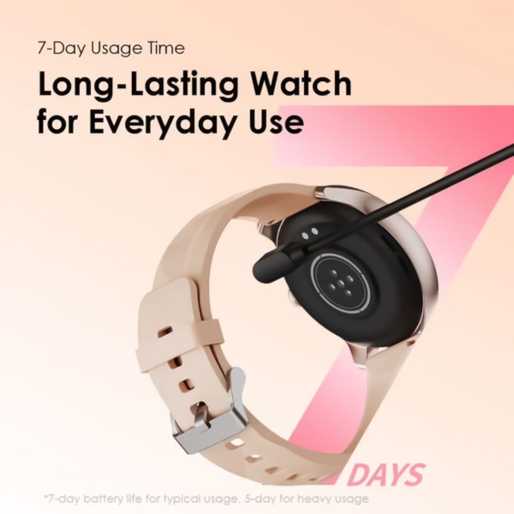 Oraimo Watch 2R OSW-30 Smart Watch With Olive Green Silicone Strap