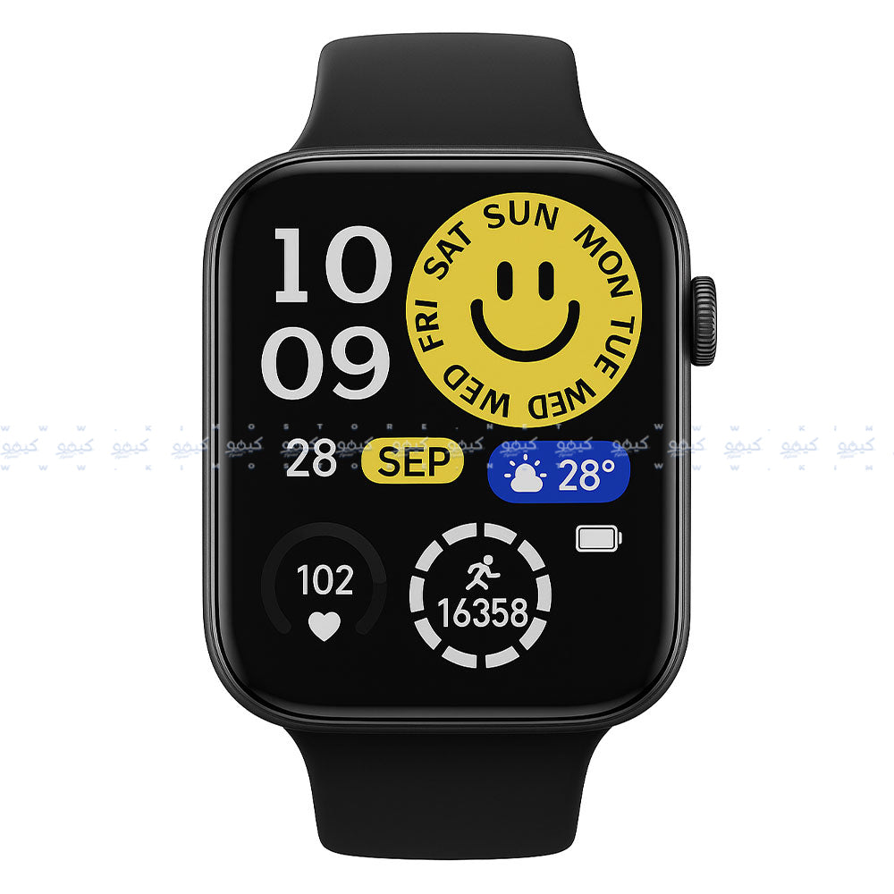 Oraimo Watch 6N OSW-8000N Smart Watch Black Case With Black  