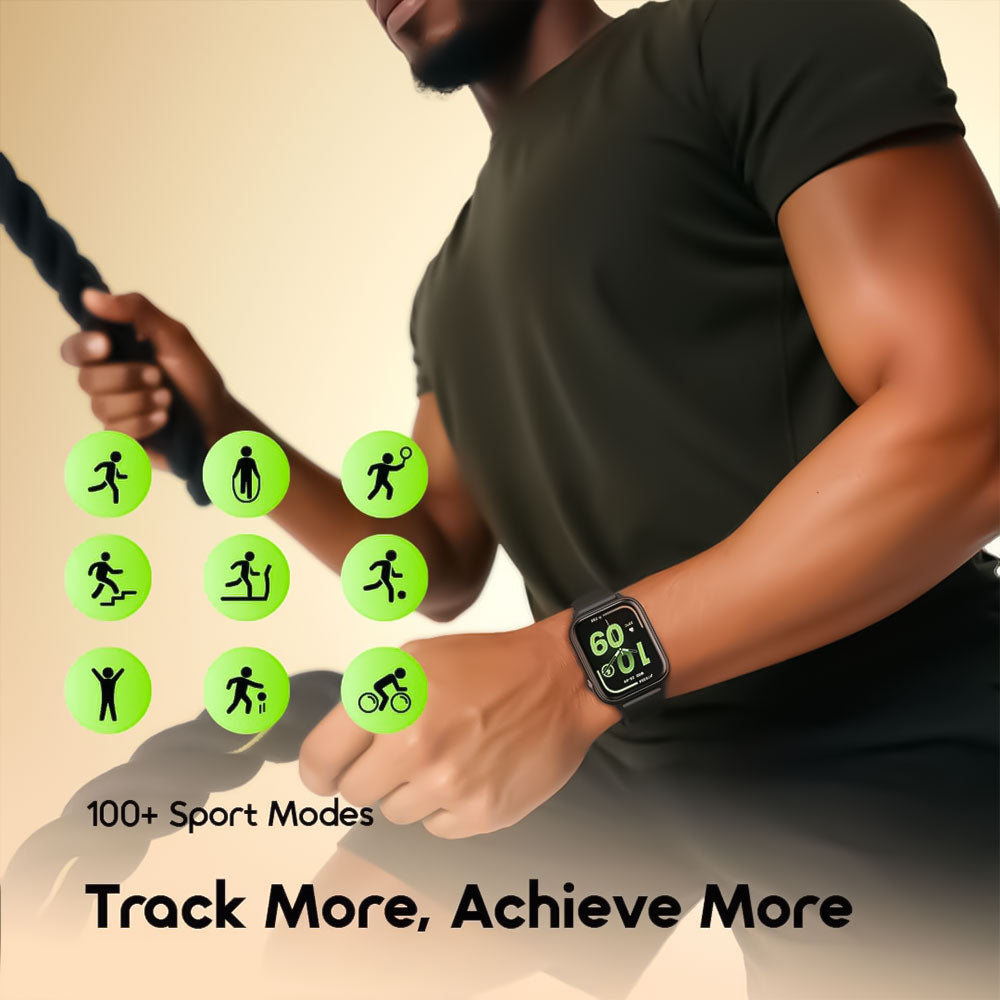 Oraimo Watch 6N OSW-8000N Smart Watch Black Case 
