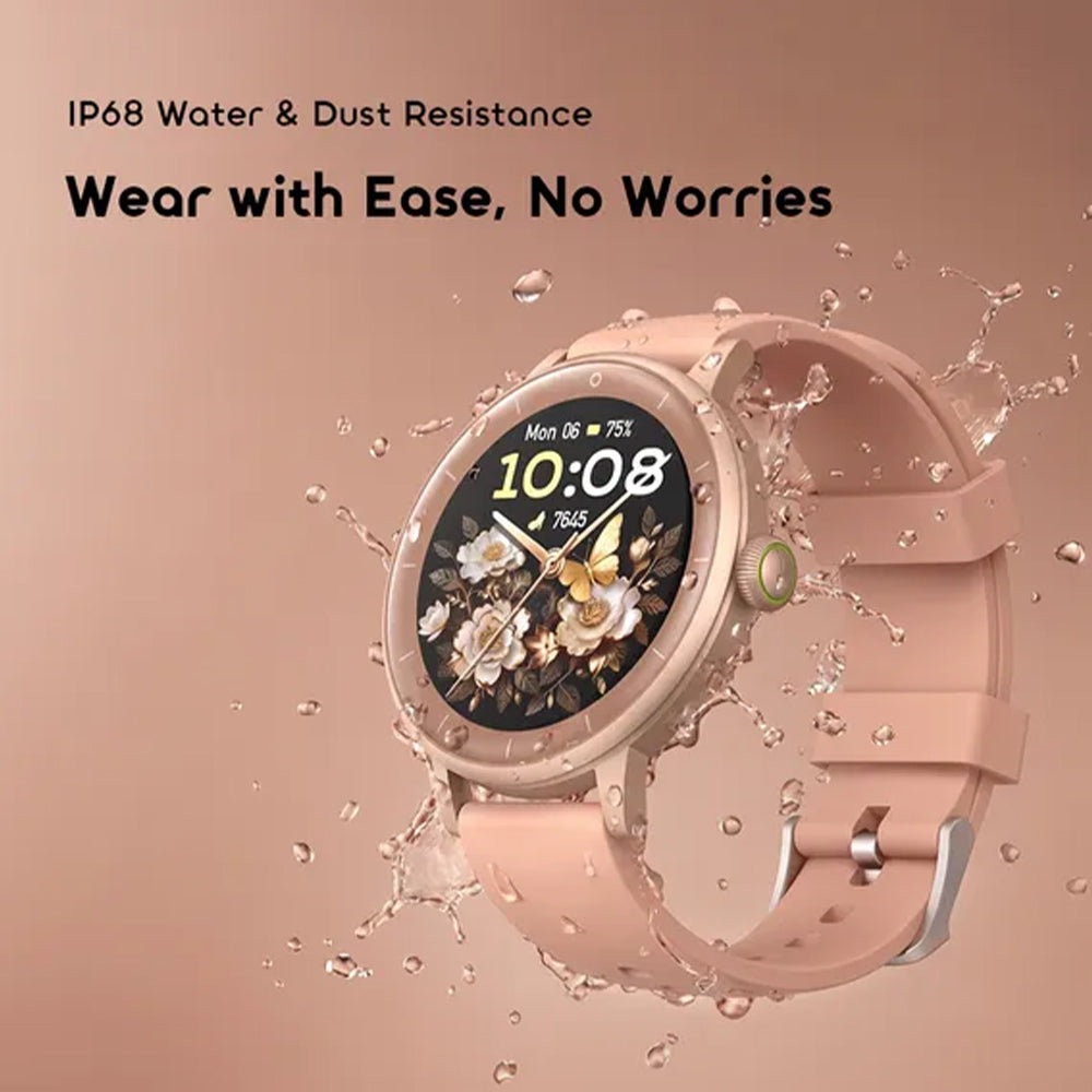 ساعة سمارت اورايمو Muse 2 Lite OSW-827N هيكل روز جولد مع سوار سيليكون روز جولد