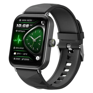 Oraimo Watch Nova 2 Lite OSW-814L Smart Watch Black Case With Black Silicone Strap & Extra Strap