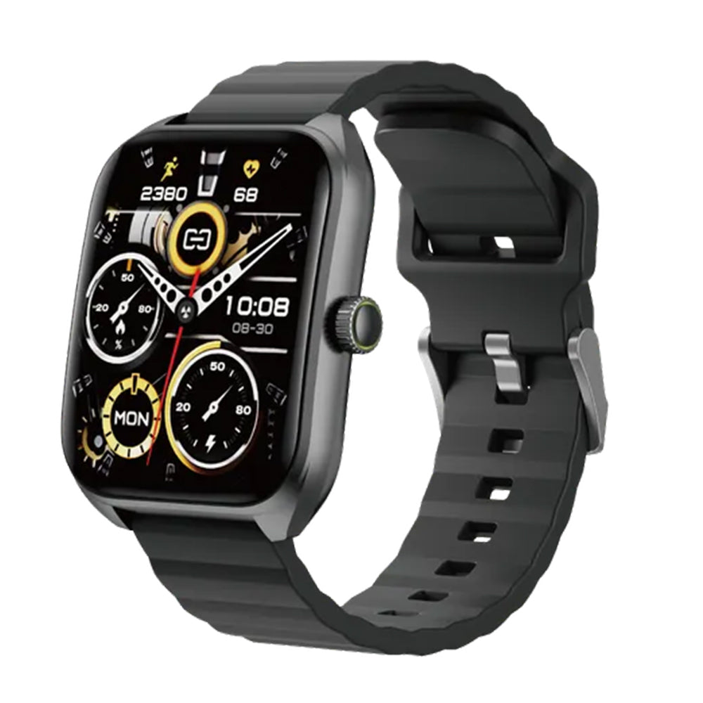 ساعة سمارت اورايمو Nova 2 OSW-814 هيكل أسود مع سوار سيليكون أسود