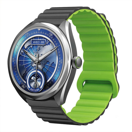 ساعة سمارت اورايمو Nova 2R OSW-834 هيكل أسود مع سوار سيليكون أسود و سوار سيليكون أسود إضافي