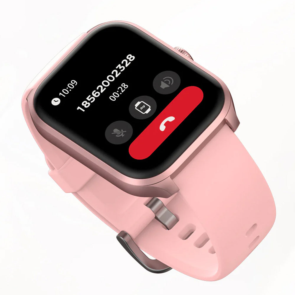 Oraimo X Tahilalats Watch 5 Max OSW-804 Smart Watch Rose Gold Case With Pink Silicone Strap