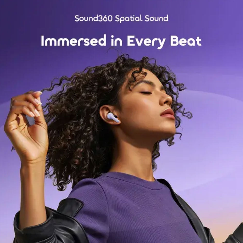 ايربادز اورايمو SpaceBuds Lite OTW-324 True - اسود
