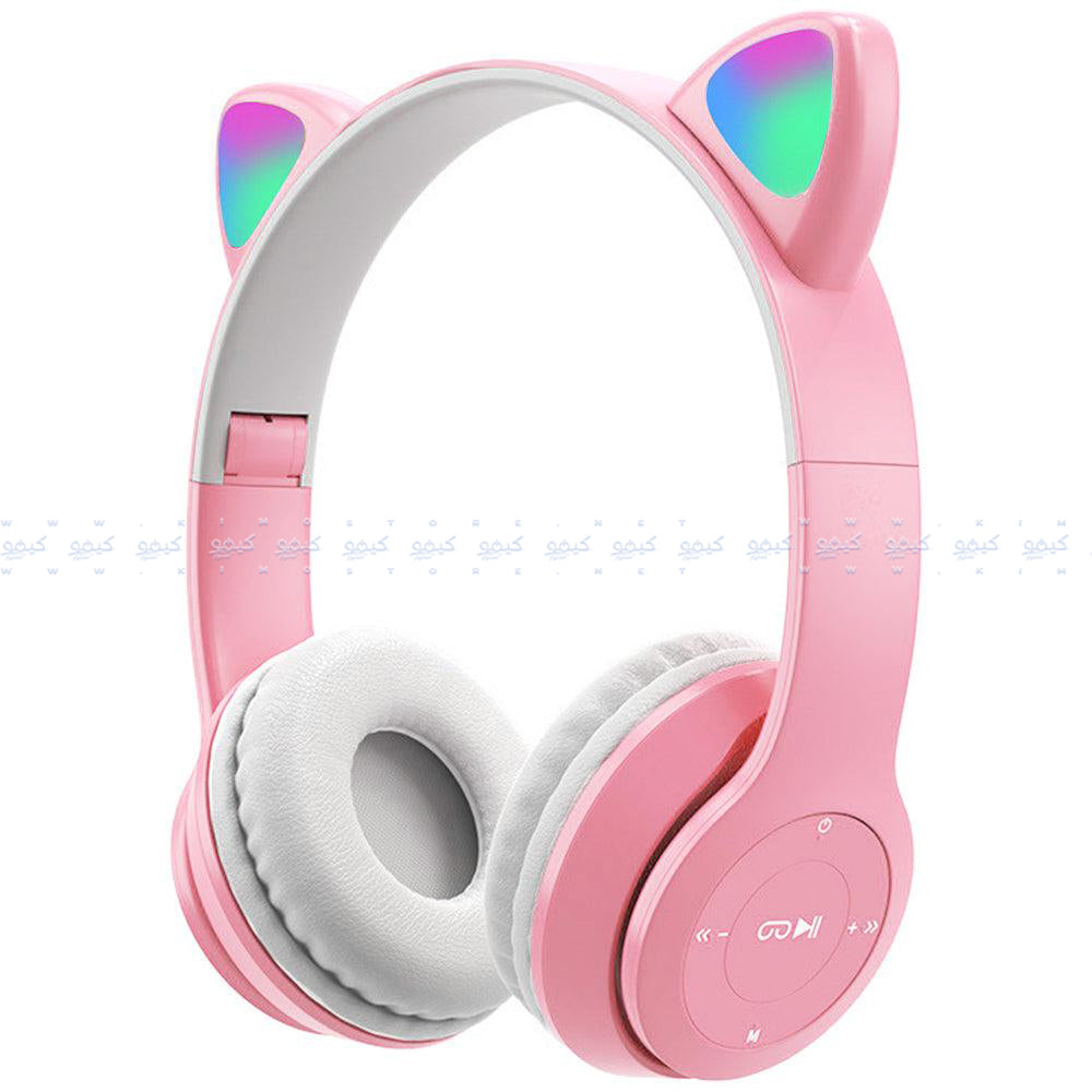 P47M Cat Ears Bluetooth Stereo Headphone
