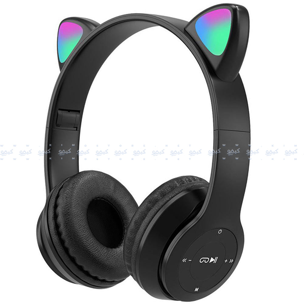 P47M Cat Ears Bluetooth Stereo Headphone
