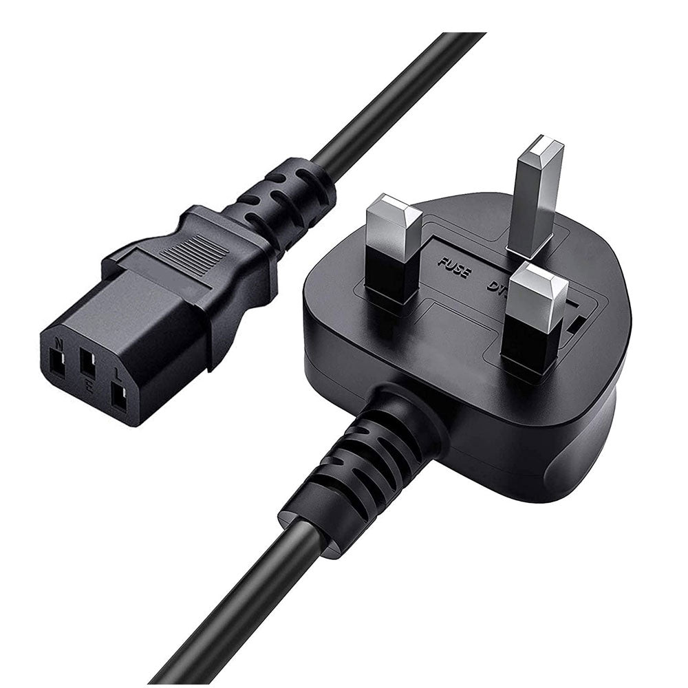 PC Power Cable 10A 1.8m (UK Plug) (Original Used)