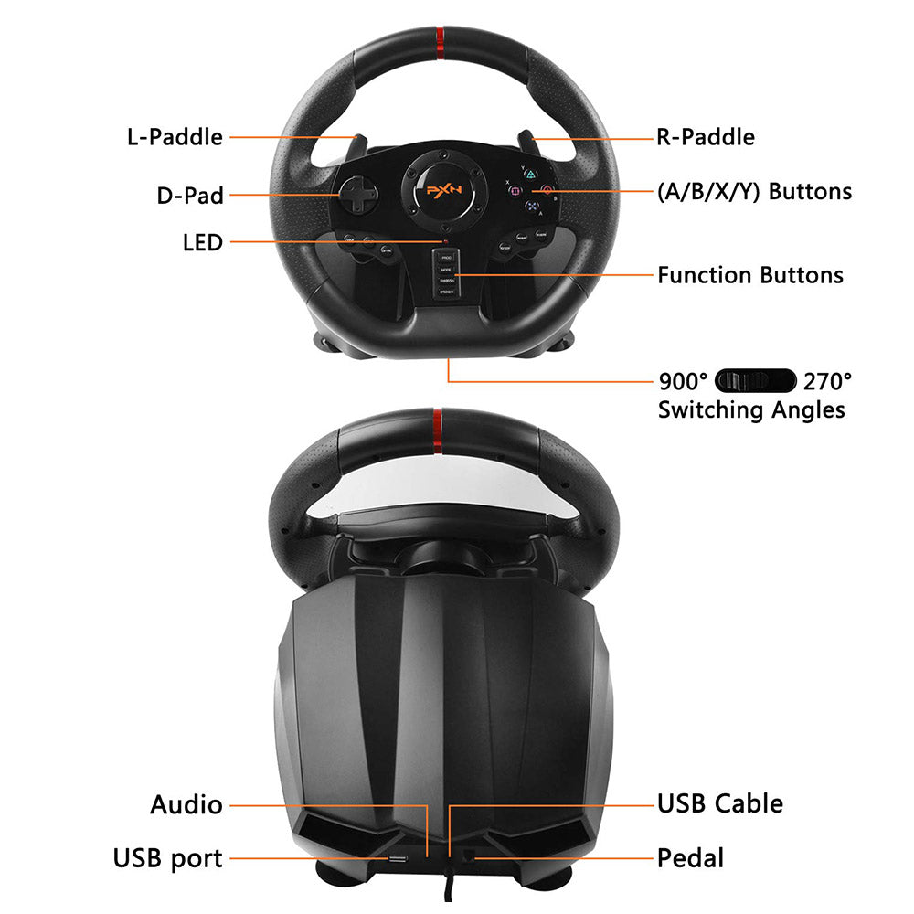 Racing Wheel - Black