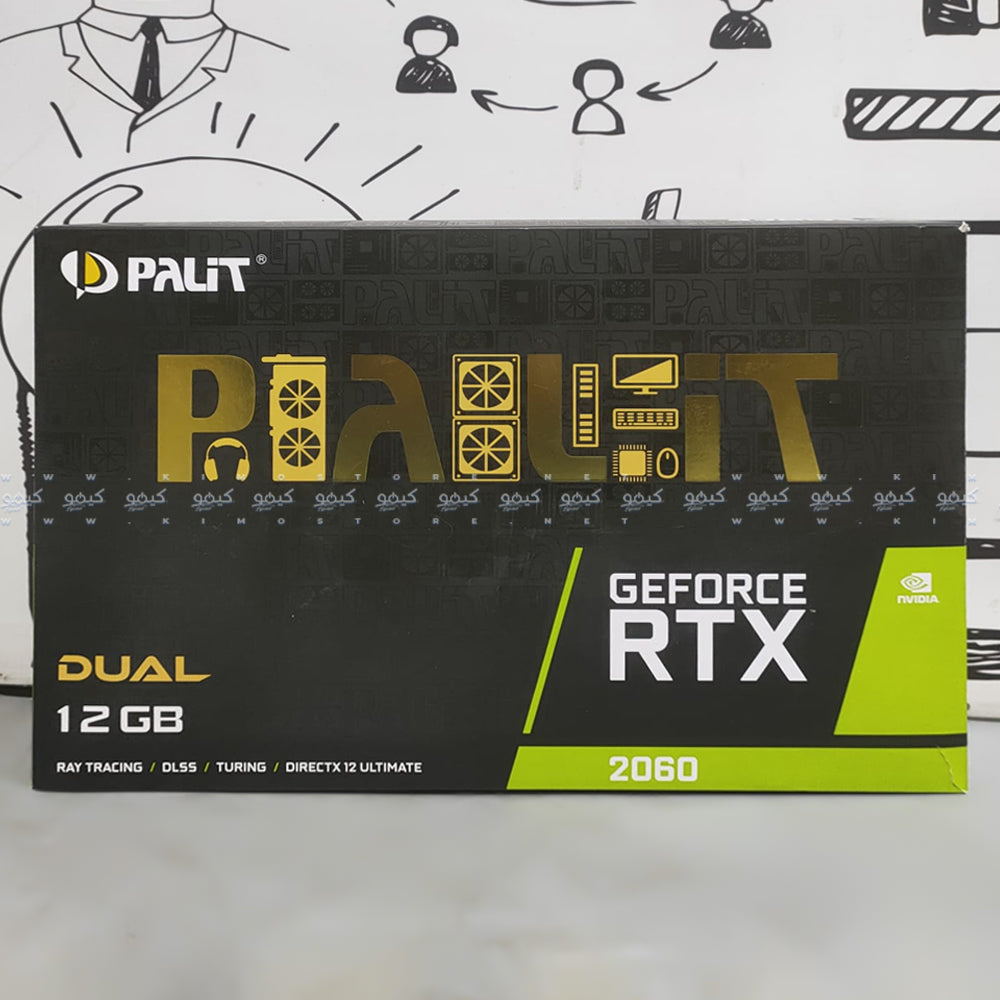Palit GeForce RTX 2060 Dual 12GB GDDR6 Graphics Card (Used) (With Box)